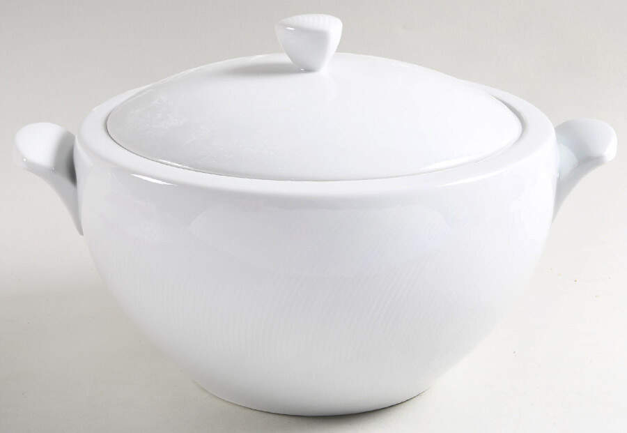 Spirit White Tureen &  Lid by Vista Alegre-1