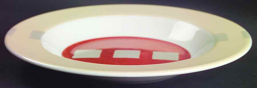 Passerelle Terra Cotta Large Rim Soup Bowl by Vista Alegre-1
