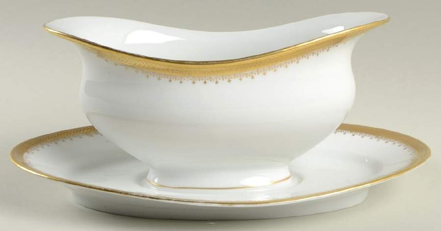VTO85 Gravy Boat with Attached Underplate by Victoria (Austria)-1