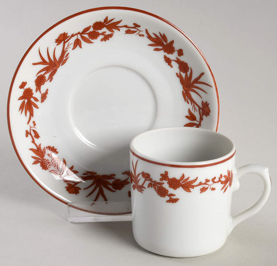 Goa Flat Demitasse Cup & Saucer Set by Vista Alegre-1