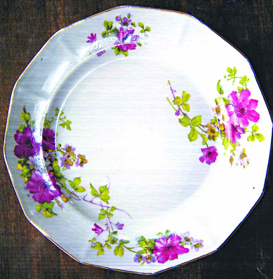 Mt Rose Salad Plate by Victoria (USA)-1