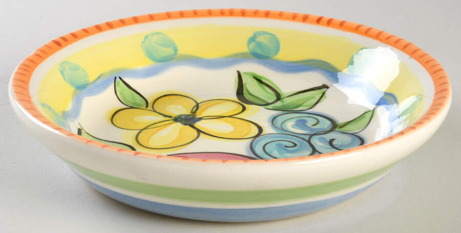Bloomin' Blossoms Coupe Soup Bowl by Vicki Carroll Studio-1
