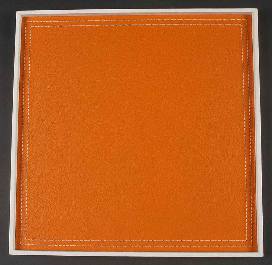Stitch Collection 11" Square Tray by Vera Wang-1