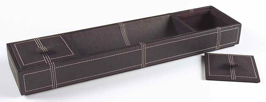 Stitch Collection Low Desk Caddy by Vera Wang-1