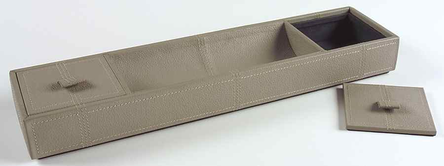 Stitch Collection Low Desk Caddy by Vera Wang-1
