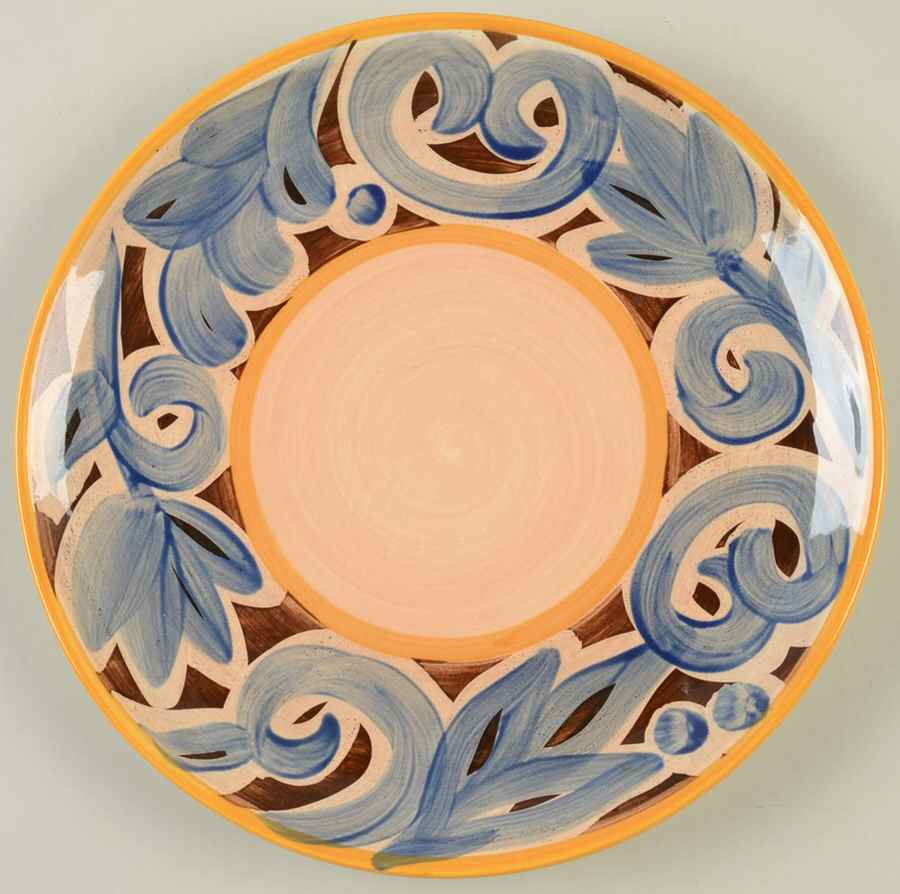 Sil Vous Plait Dinner Plate by Vicki Carroll Studio-1