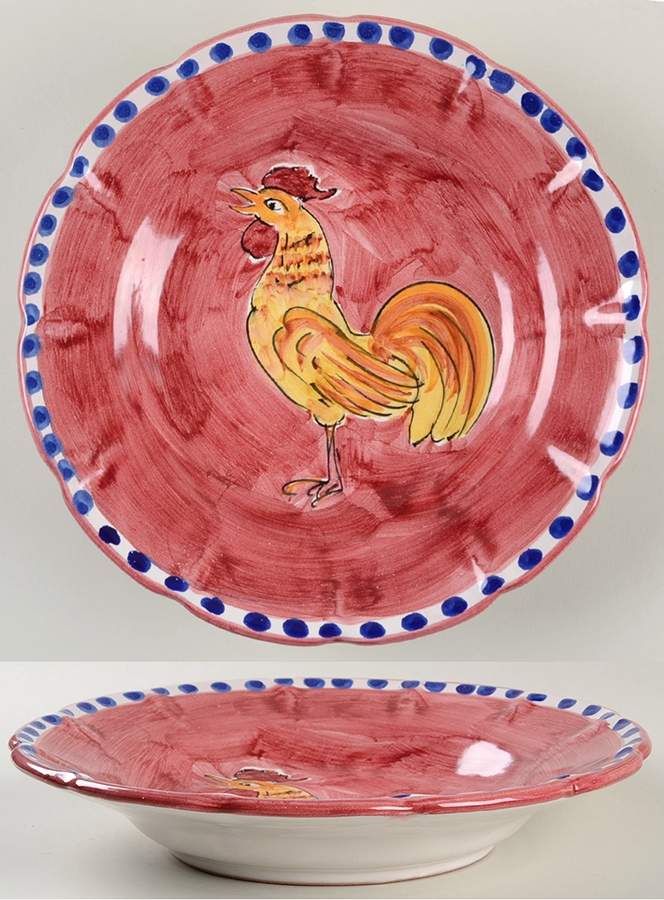 CEI4 Large Rim Soup Bowl by Ceramica Artistica (CAS Vietri)-1