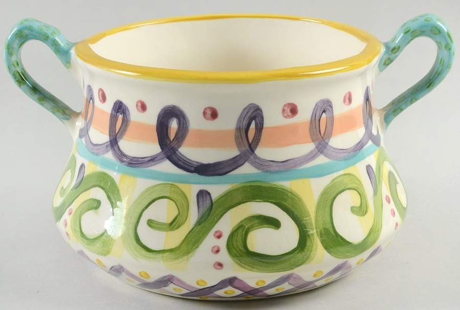 Razzle Dazzle Tureen No Lid by Vicki Carroll Studio-1