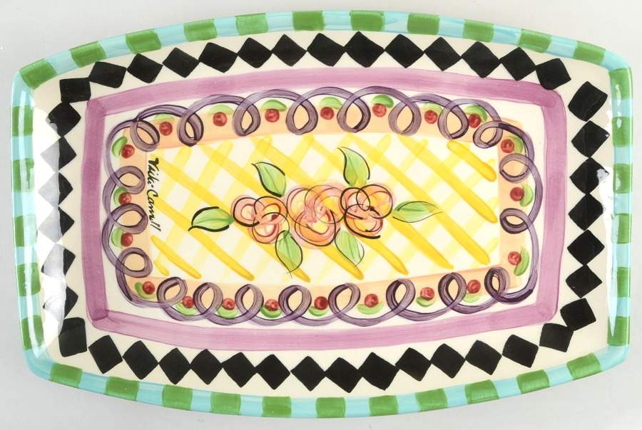 Razzle Dazzle 18" Rectangular Serving Platter by Vicki Carroll Studio-1