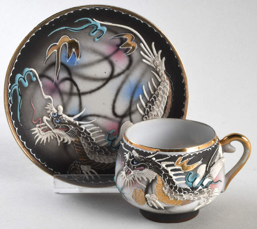 VC1 Footed Demitasse Cup & Saucer Set by Victora-1