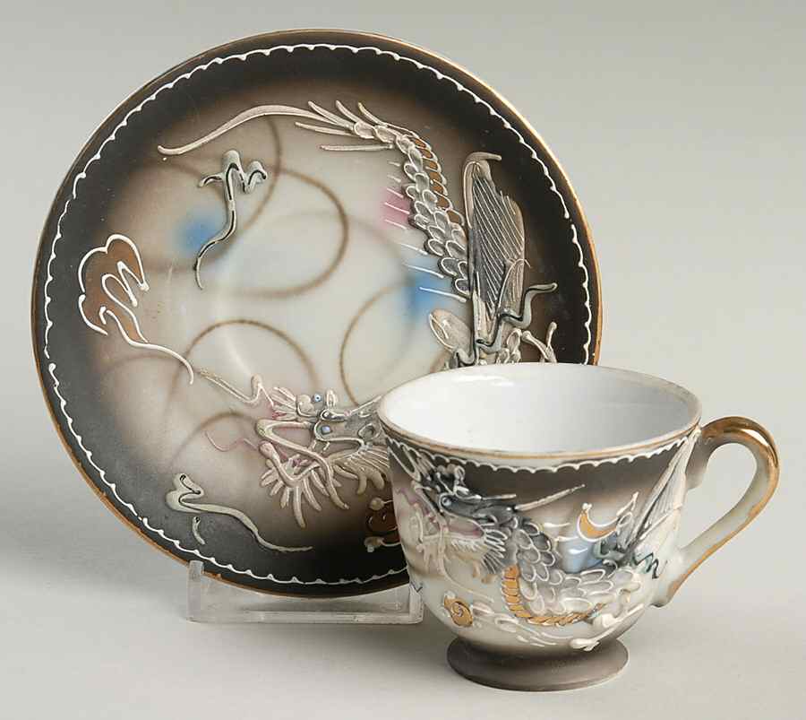 VC1 Footed Demitasse Cup & Saucer Set by Victora-1