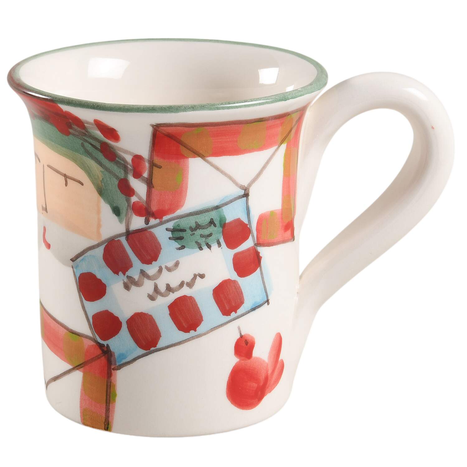 Old St Nick Mug by Vietri (Italy)-1