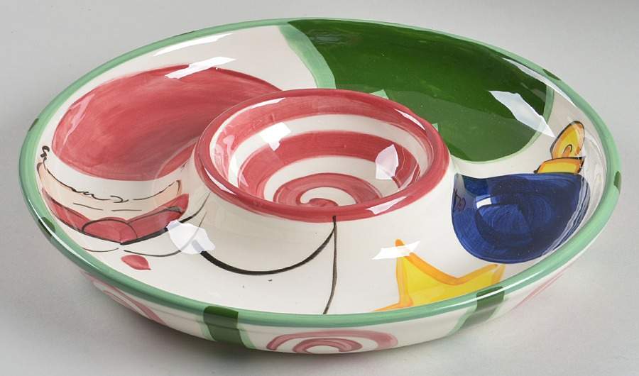 Tis the Season 1 Piece Chip & Dip by Vicki Carroll Studio-1