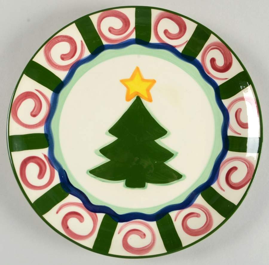Tis the Season Dinner Plate by Vicki Carroll Studio-1