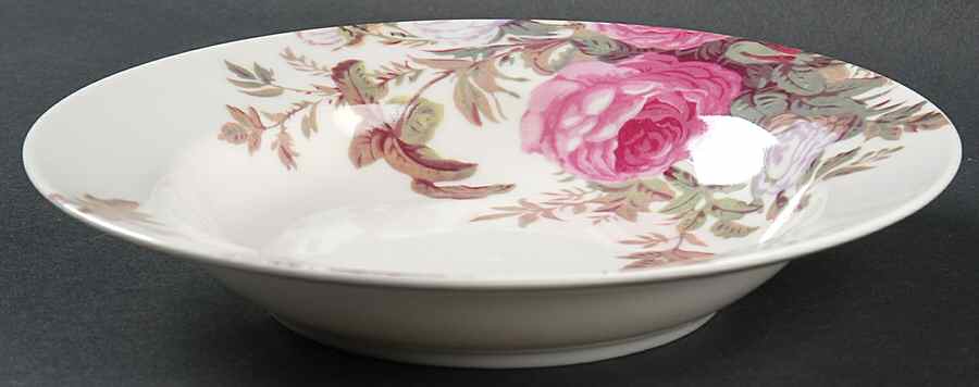 Brompton Rose Rim Soup Bowl by Victoria and Albert Museum-1