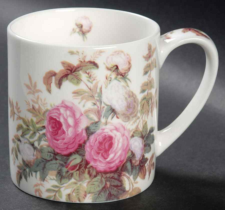 Brompton Rose Mug by Victoria and Albert Museum-1