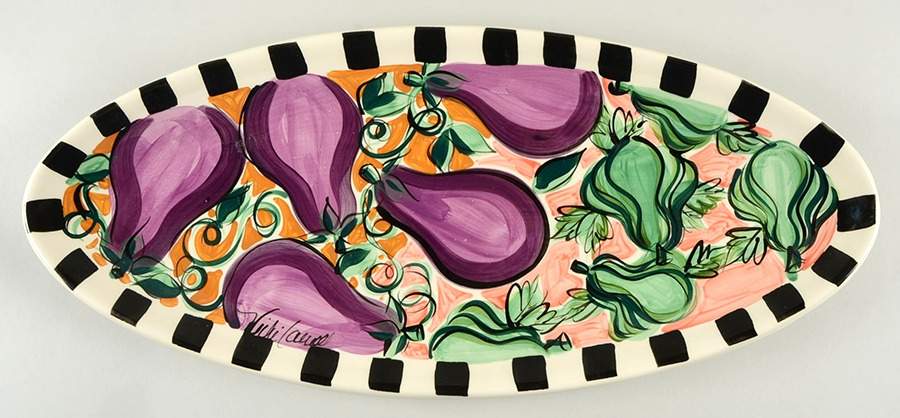 Bon Appetite 21" Fish Platter by Vicki Carroll Studio-1