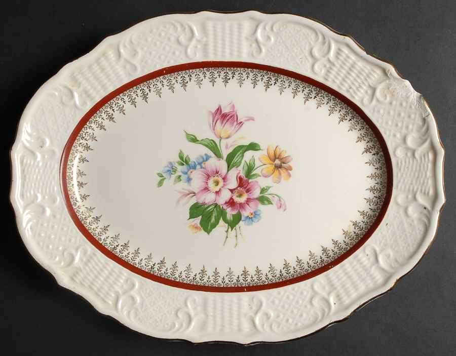 VOG131 13" Oval Serving Platter by Vogue-1