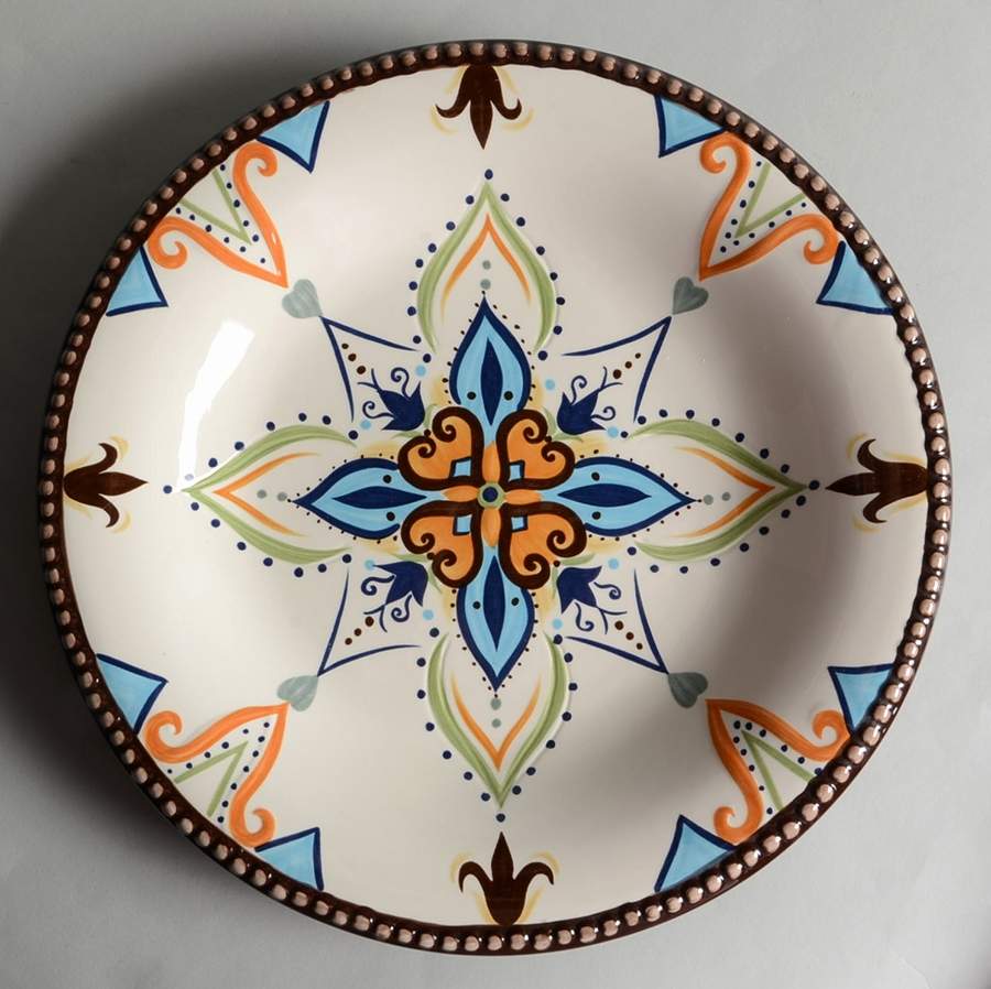 Amalfi Dinner Plate by Vida By Eva Mendes-1