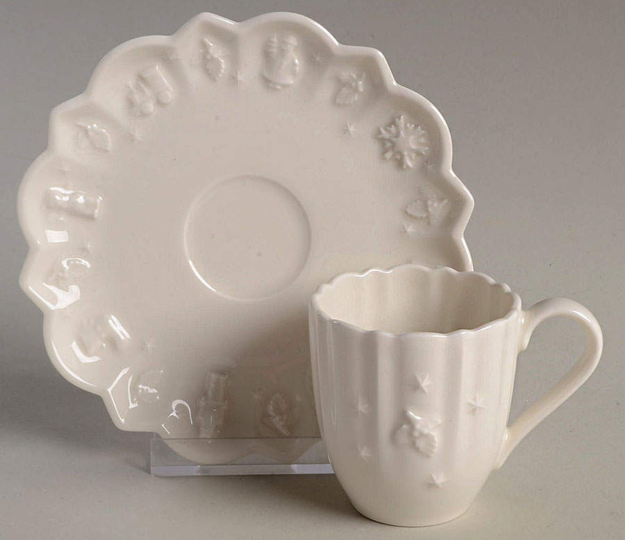 Toy's Delight Flat Demitasse Cup & Saucer Set by Villeroy & Boch-1