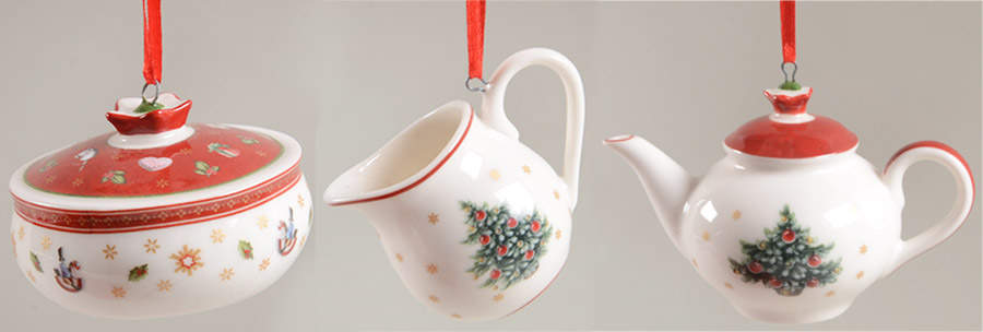 Toy's Delight (3 Pc) Ornament Set (Teapot,Creamer,Sugar) by Villeroy & Boch-1