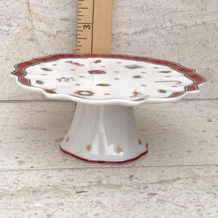 Toy's Delight 5" Diameter Mini Pedestal Cake Stand by Villeroy & Boch-1
