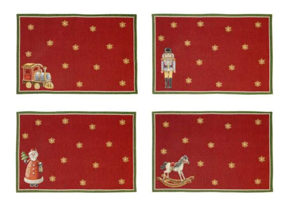Toy's Delight Cloth Placemat - Set of 4 (PMCM5, PMCM6, PMCM7 & PMCM8) by Villeroy & Boch-1