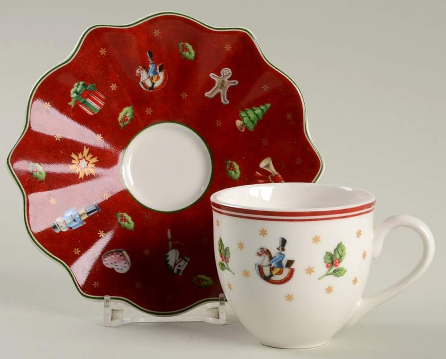 Toy's Delight Flat Demitasse Cup & Saucer Set by Villeroy & Boch-1