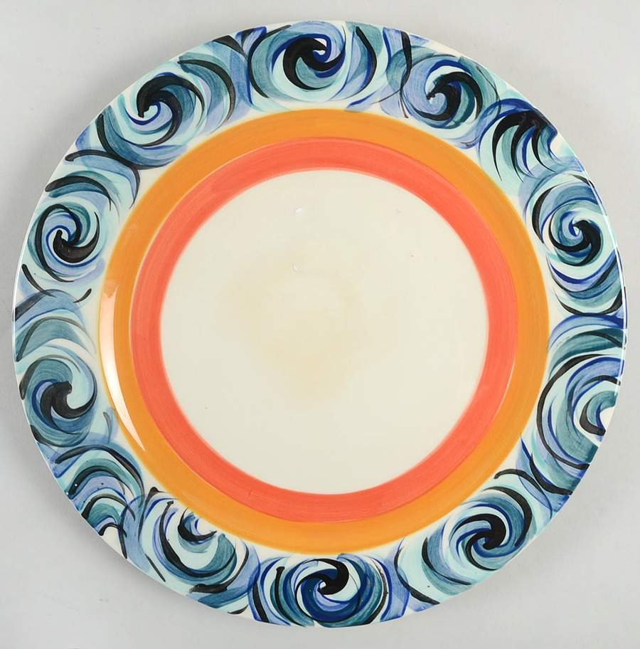 Splish Splash 12" Chop Plate (Round Platter) by Vicki Carroll Studio-1