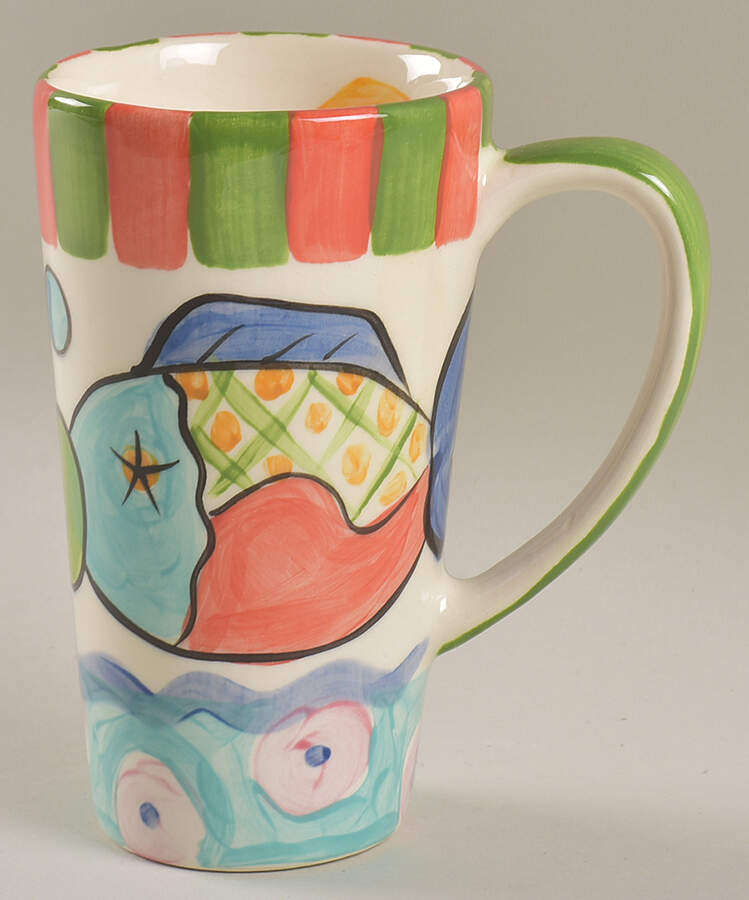 Splish Splash Latte Mug by Vicki Carroll Studio-1