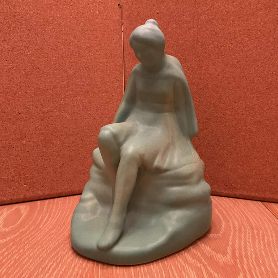 Art Pottery Woman Figurine by Van Briggle Pottery-1