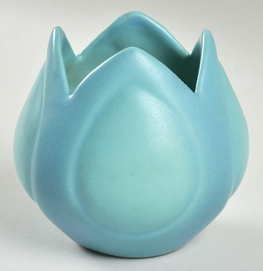 Art Pottery Tulip Vase 3" by Van Briggle Pottery-1
