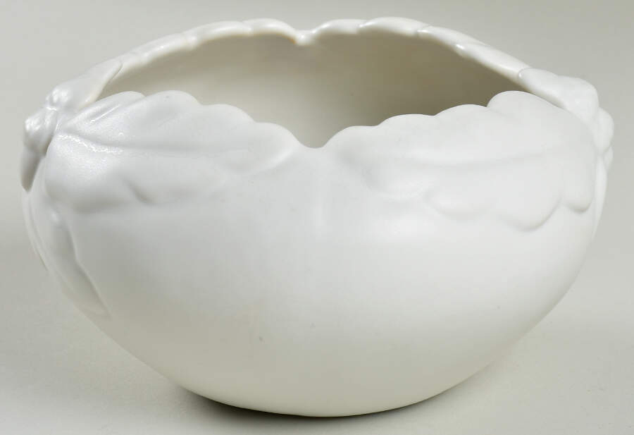 Art Pottery 4" Acorn and Oak Leaf Bowl by Van Briggle Pottery-1