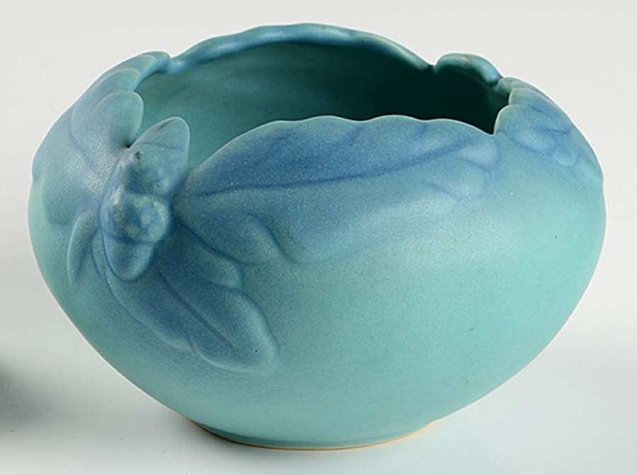 Art Pottery Vase No Grid/Frog by Van Briggle Pottery-1