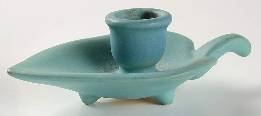Art Pottery 2" Candlestick by Van Briggle Pottery-1