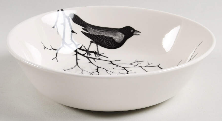 Crow Soup/Cereal Bowl by Victorian English Pottery-Royal Stafford-1