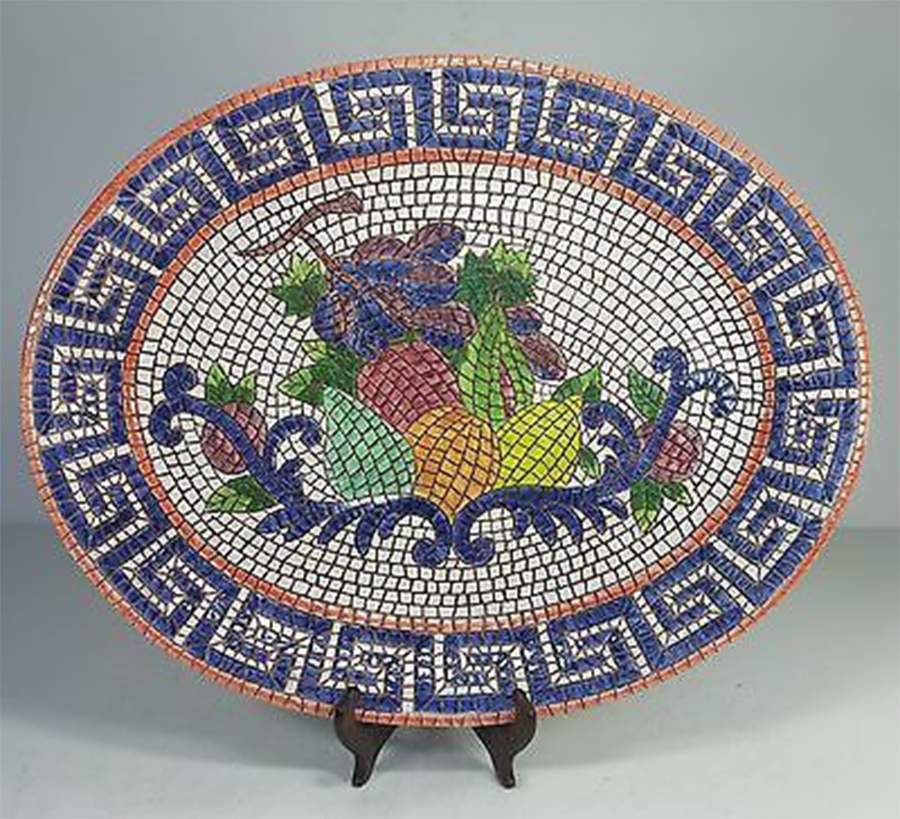 V1Z1 19" Oval Serving Platter by Ceramiche Leonardo-1