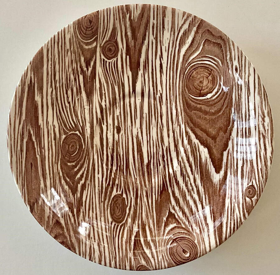 Faux Bois Saucer by Ross Sveback-1