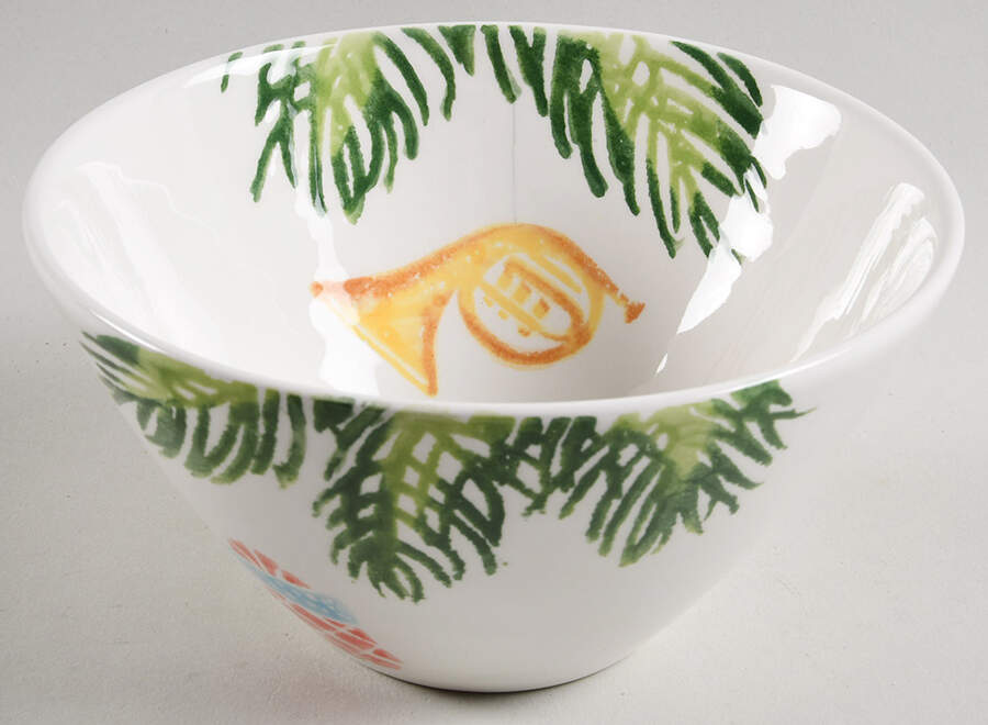 Nutcrackers Coupe Cereal Bowl by Vietri (Italy)-1