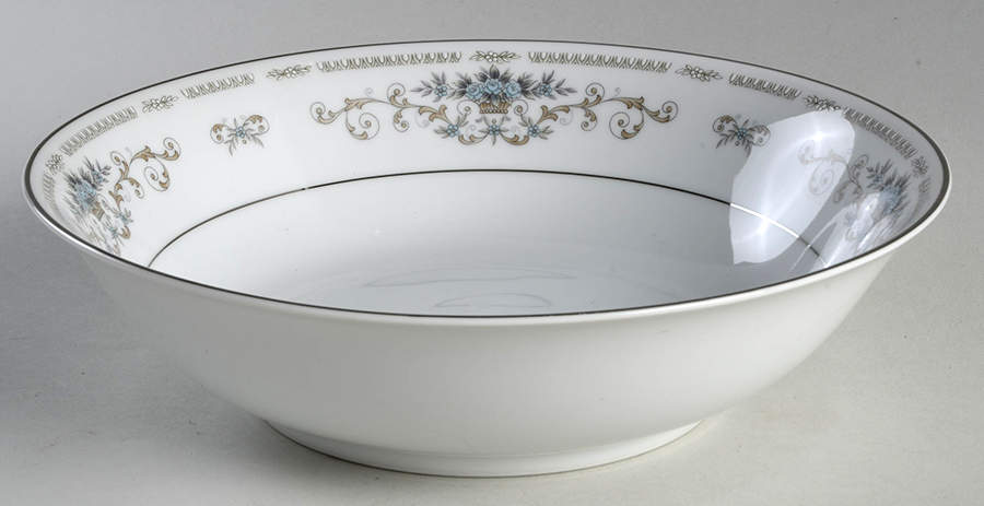 Diane 9" Round Vegetable Bowl by Fine China of Japan-1