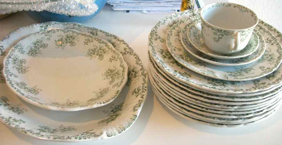 Trentham Green 12" Oval Serving Platter by JH Weatherby-1