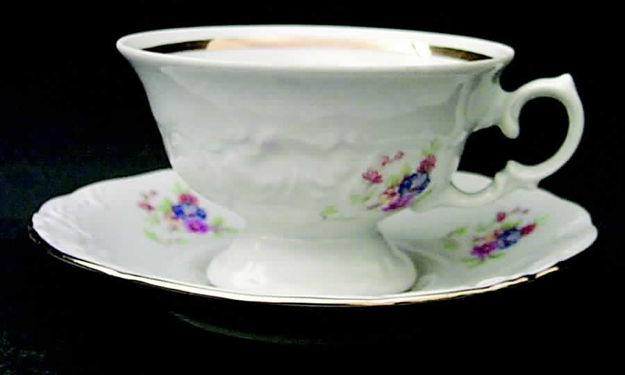 WAV6 Footed Cup & Saucer Set by Wawel-1