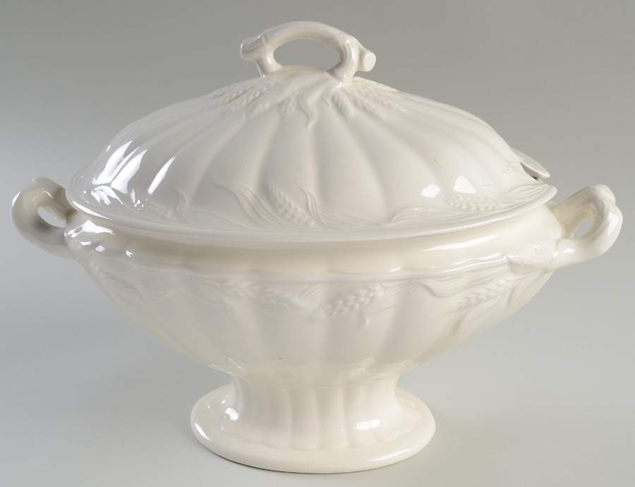Wheat Oval Tureen & Lid by Arthur J Wilkinson-1