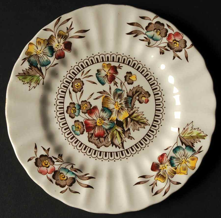Meadow Bread & Butter Plate by Wade (England)-1