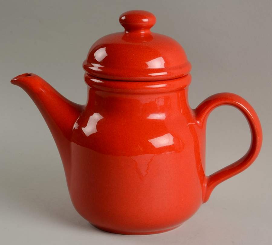Solid Colours Red Coffee Pot & Lid by Waechtersbach-1