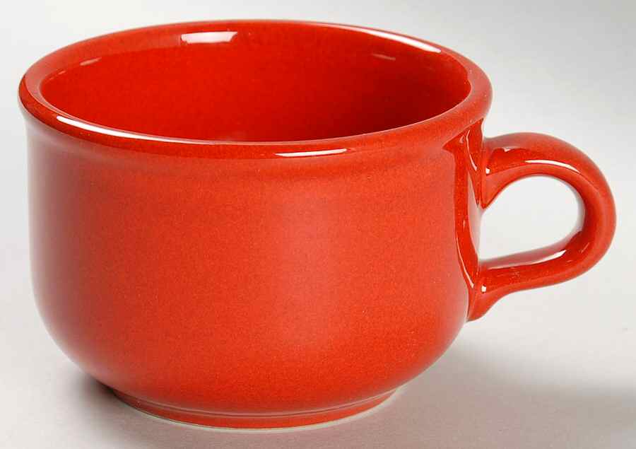 Solid Colours Red Flat Cup by Waechtersbach-1