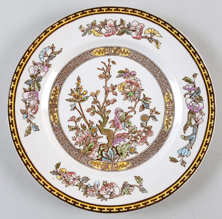 Indian Tree Luncheon Plate by Washington Pottery-1