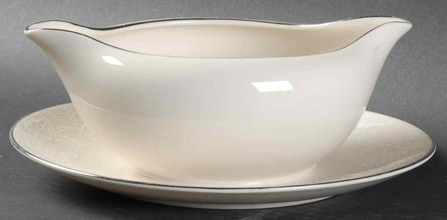 Chantilly Lace Gravy Boat with Attached Underplate by West Bend-1