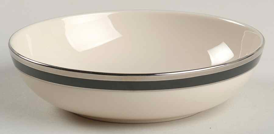 Silver Halo Coupe Cereal Bowl by Woodmere-1