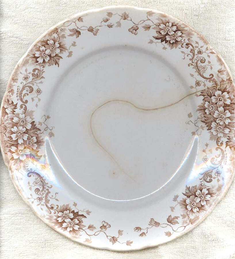 Stratford Brown Dinner Plate by JH Weatherby-1